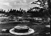 1956: Bau des Brunnengarten zur Bundesgartenschau 1957.